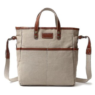 Foto 5 | Foto 5 | Bolso De Mano Huoguo  Unisex  Casual  Minimalista  De Lona  Verde Militar - Venta Internacional.