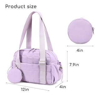 Foto 3 | Foto 3 | Minibolsa De Gimnasio Camtop Para Mujer  Acolchada Y Acolchada  Color Morado - Venta Internacional.