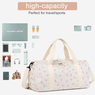 Foto 7 | Foto 7 | Bolsa Deportiva Ledaou  Bolsa De Lona Deportiva Para Fin De Semana  Impermeable Para Niñas - Venta Internacional.