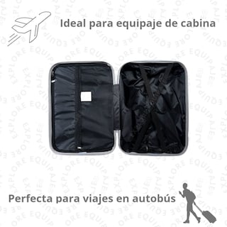 Foto 8 | Foto 8 | Maleta Jony 10 Kg Lila con Candado Fijo De Seguridad Carry On