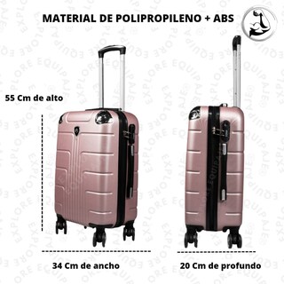 Foto 3 | Foto 3 | Maleta Jony 10 Kg de Mano 20 Pulgadas Resistente Al Agua Con Ruedas 360° Asa Telescópica Con Candado Fijo De Seguridad