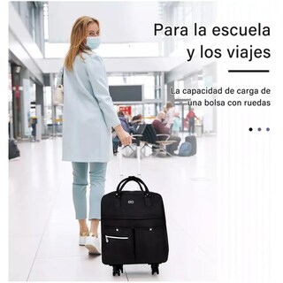 Foto 4 | Foto 4 | Maletas De Viaje Equipaje De Mano Eo Safe Imports Esi-21327 Negro