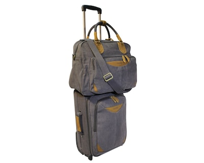 Foto 2 | Foto 2 | Juego de Maleta y Bolsa de Mano Peak Tour Bilbao 20'' color Gris