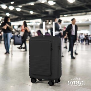 Foto 4 | Foto 4 | Maleta de Viaje 10kg 20 Pulgadas Cabina Carry On 4 Rueda 360 Negro