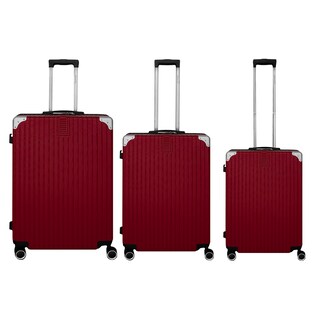 Foto 1 | Foto 1 | Juego De 3 Maletas Rígidas Tipo Baul De Viaje Con Ruedas 360 Y Candado Tsa Marca Gravita