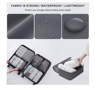 Foto 4 | Foto 4 | 8pcs Bolsas Organizadoras De Maletas Para Viaje Impermeable