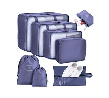 Foto 1 | Foto 1 | 8pcs Bolsas Organizadoras De Maletas Para Viaje Impermeable