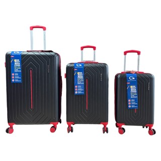 Foto 1 | Foto 1 | Set De 3 Maletas De Viaje Abs Irrompible Con Candado Tsa Ruedas Giratorias 360° Color Negro