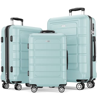 Foto 1 | Foto 1 | Set De Equipaje Showkoo Expandible De Policarbonato Y Abs Con Cierre Tsa, Color Verde Menta - Venta Internacional.
