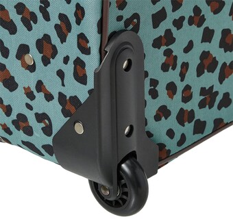 Foto 3 | Foto 3 | Set De Equipaje Rockland Fashion Softside Upright Blue Leopard - Venta Internacional.