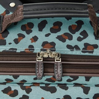 Foto 4 | Foto 4 | Set De Equipaje Rockland Fashion Softside Upright Blue Leopard - Venta Internacional.