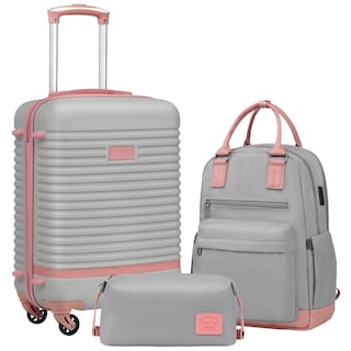 Foto 1 | Foto 1 | Set De Equipaje Coolife De 3 Piezas De Carcasa Rígida Con Cierre Tsa Spinner - Venta Internacional.