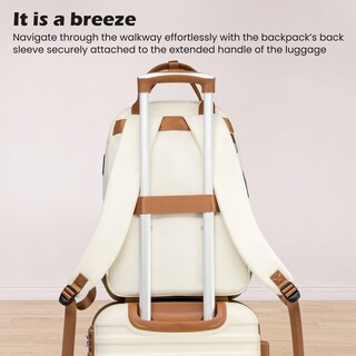 Foto 6 | Foto 6 | Set De Equipaje Coolife De 3 Piezas Con Tapa Rígida Con Cierre Tsa Spinner, Azul Marino - Venta Internacional.