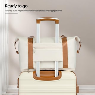 Foto 6 | Foto 6 | Set De Equipaje Coolife De 3 Piezas Con Tapa Rígida Con Cierre Tsa Spinner, Rosa - Venta Internacional.