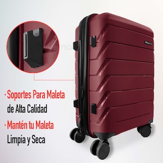 Foto 8 | Foto 8 | Magma Life Maleta De Viaje De 10 Kg Star Carry On, Cierre Expandible Mayor Capacidad, Candado Tsa, Pp Alta Tecnologia, 8 Ruedas