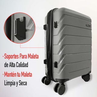 Foto 8 | Foto 8 | Magma Life Maleta De Viaje De 10 Kg Star Carry On, Cierre Expandible Mayor Capacidad, Candado Tsa, Pp Alta Tecnologia, 8 Ruedas