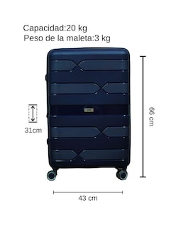Foto 2 | Foto 2 | Maleta de Viaje T-travel Infinity Azul Mediana