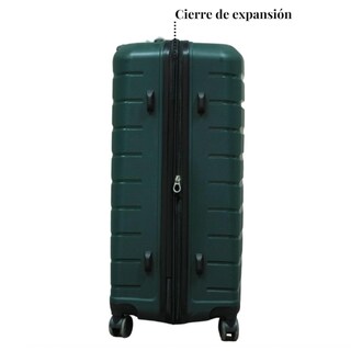Foto 4 | Foto 4 | Maletas de Viaje T-Travel Classic Verde de Polipropileno