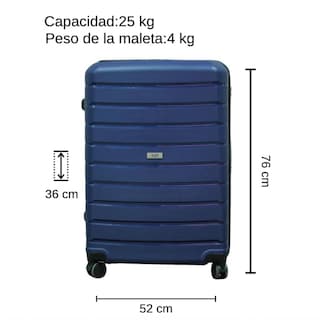 Foto 2 | Foto 2 | Maletas de Viaje T-Travel Classic Azul de Polipropileno
