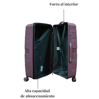 Foto 5 | Foto 5 | Maleta 1E Magenta con Ruedas