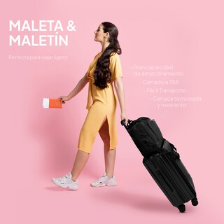 Foto 8 | Foto 8 | Maleta Carry On Con Carga Usb y Equipaje de Mano Andromeda Inc