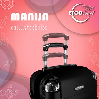 Foto 4 | Foto 4 | Maleta de Viaje 10 Kgs. Negro con Ruedas 360