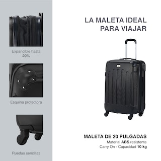 Foto 2 | Foto 2 | Maleta Abs Negra Fly and Trip Tokio 20''