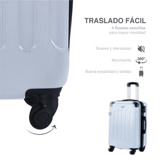 Foto 6 | Foto 6 | Maleta Fly & Trip ABS 20in Tokio Plateada