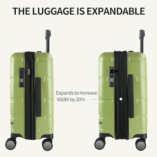 Foto 5 | Foto 5 | Maleta con Ruedas Vankean TSA Lock Verde 20 Pulgadas - Venta Internacional