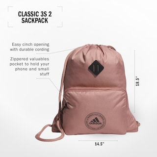Foto 2 | Foto 2 | Mochila Adidas Classic 3s 2.0 Cálida Rosa Arcilla - Venta Internacional.