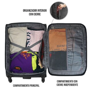 Foto 4 | Foto 4 | Maleta De Tela Viva 24'' - Negra