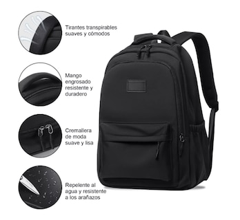 Foto 2 | Foto 2 | Mochilas Xtellar Para Hombre Mujer Mochila Laptop Escolar 30l Modelo Negro
