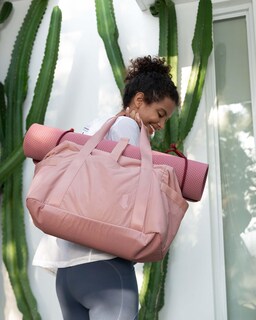Foto 2 | Foto 2 | Bolsa De Gimnasio Bagsmart Para Mujer, Bolsa De Viaje De Fin De Semana, Rosa Oscuro - Venta Internacional.