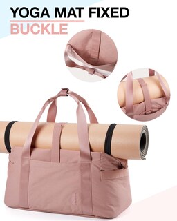 Foto 3 | Foto 3 | Bolsa De Gimnasio Bagsmart Para Mujer, Bolsa De Viaje De Fin De Semana, Rosa Oscuro - Venta Internacional.