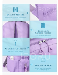 Foto 4 | Foto 4 | Mochila Escolar Viaje Bolsa Para Laptop 15.6'' 30l