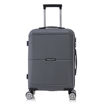 Maleta De Mano Viaje Rigida Con Ruedas 10kg Color Gris Estilo 2