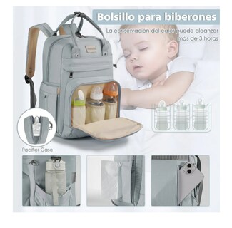 Foto 4 | Foto 4 | Pañalera Mochila Para Bebe Mama Moderna Impermeable De Viaje