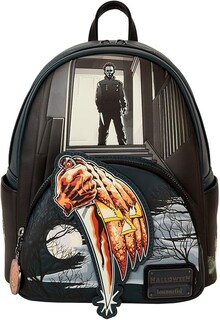 Foto 1 | Foto 1 | Mini Mochila Loungefly Halloween Michael Myers Jack-o'-lantern Glow