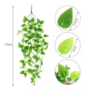 Foto 2 | Foto 2 | Plantas Artificiales Colgantes BELUG con Girasol Verde 4 Piezas