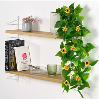 Foto 5 | Foto 5 | Plantas Artificiales Colgantes BELUG con Girasol Verde 4 Piezas