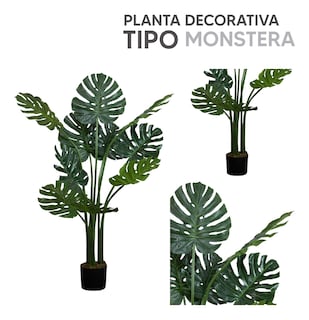 Foto 4 | Foto 4 | Planta Artificial de Plástico Jauz Improvement JOSI0235 Tipo Palma 120 cm