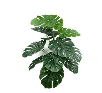 Foto 3 | Foto 3 | Planta Artificial de Plástico Jauz Improvement 4_JOSI0233 Tipo Mini Monstera 35 cm 4 Piezas