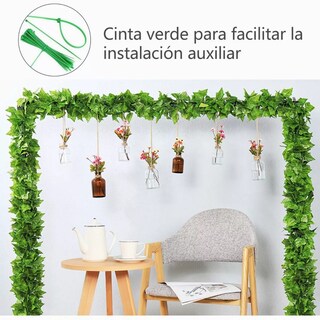 Foto 3 | Foto 3 | Paquete 24 Enredaderas Artificiales Eo Safe Imports ESI-10818 Verde