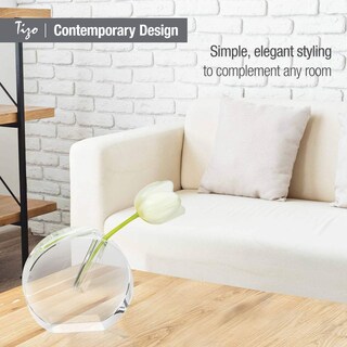 Foto 5 | Foto 5 | Vaso Bud Vase Tizo Design Cristal Redondo Transparente y Elegante - Venta Internacional