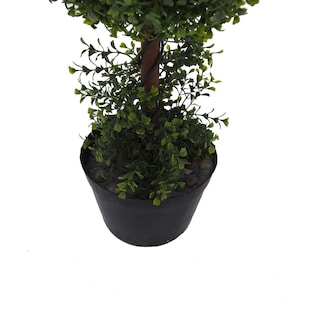 Foto 4 | Foto 4 | Árbol Topiario De Boj Artificial Con Forma De Bola Doble, 90 Cm, Vickerman - Venta Internacional.