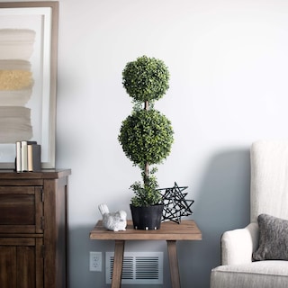 Foto 7 | Foto 7 | Árbol Topiario De Boj Artificial Con Forma De Bola Doble, 90 Cm, Vickerman - Venta Internacional.