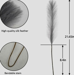 Foto 4 | Foto 4 | Xtellar Plantas Pampas Decorativas Artificiales - Elegancia Y Durabilidad En Tu Decoración