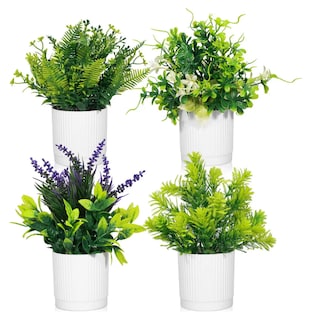 Foto 1 | Foto 1 | Xtellar Set De 4 Plantas Artificiales Premium Con Macetas - La Solución Perfecta Para Dar Elegancia A Tus Espacios