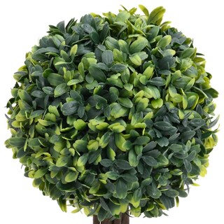 Foto 6 | Foto 6 | Plantas De Boj Artificial Vidaxl Con Macetas Árbol Topiario 2 Unidades - Venta Internacional.