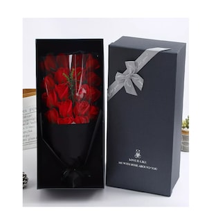 Foto 3 | Foto 3 | Rosas Artificiales Lab.G Aspecto Real Cajas de Flores para Regalo